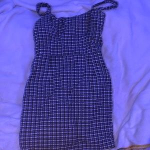 plaid abercrombie and fitch short dress